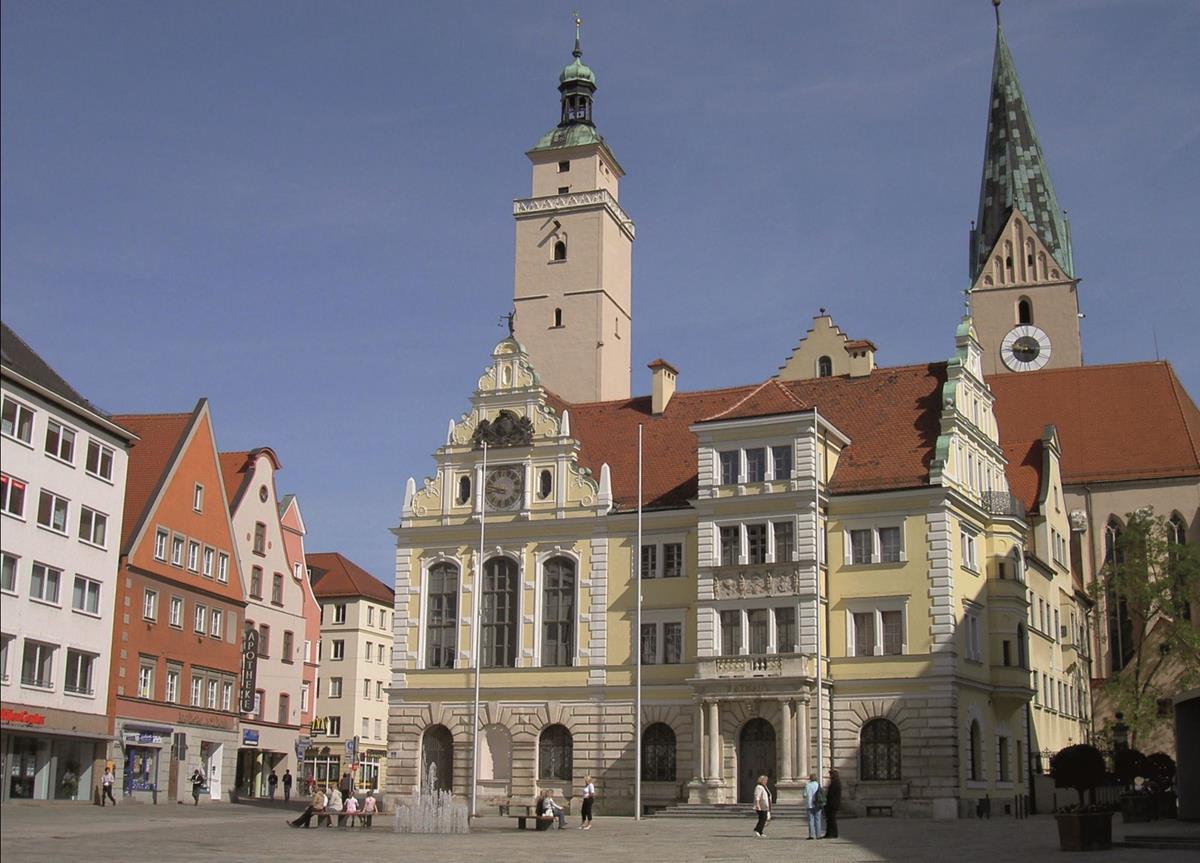 Radniční náměstí města Ingolstadt